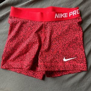 Nike pro dri-fit shorts size small
